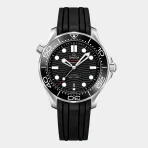 Omega Seamaster Diver 300M With Rubber Belt - Green