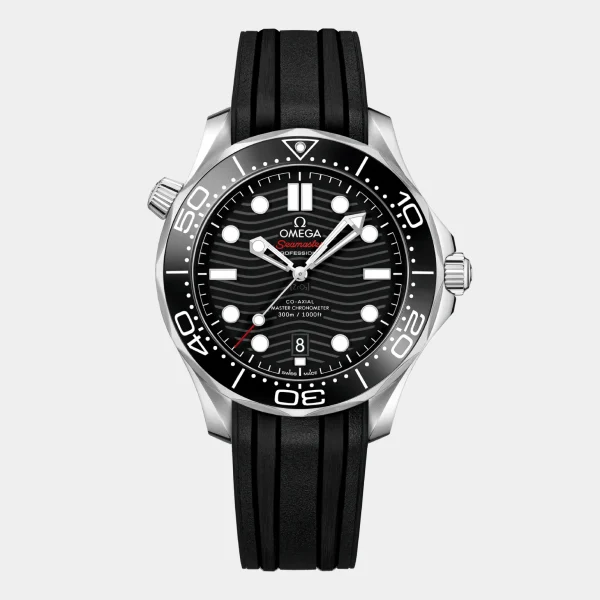 Omega Seamaster Diver 300M With Rubber Belt - Green