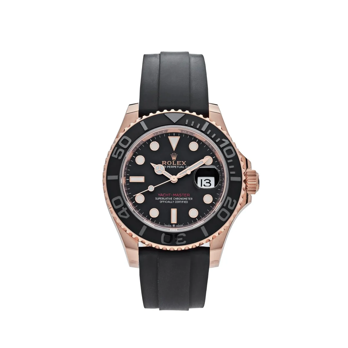 Rolex Yacht-Master Rose Gold Black Dial