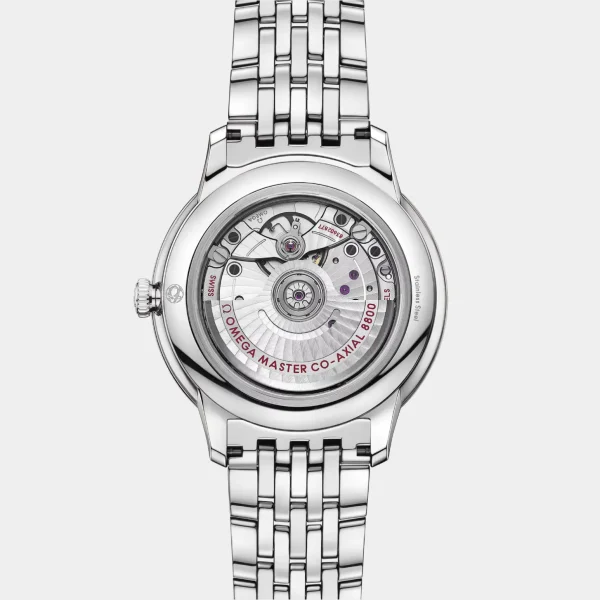 De Ville Prestige Blue Dial Stainless Steel Watch