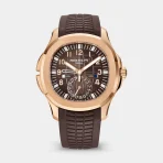 Patek Philippe Aquanaut Travel-Time Brown & Rose Gold