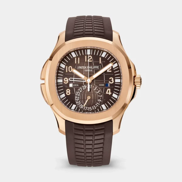 Patek Philippe Aquanaut Travel-Time Brown & Rose Gold