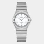Omega Constellation Mother-of-Pearl Dial Stainless Steel Ladies Watch - Silver
