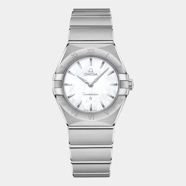 Omega Constellation Mother-of-Pearl Dial Stainless Steel Ladies Watch - Silver