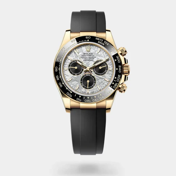 Rolex Daytona Yellow Gold Meteorite Dial Oysterflex