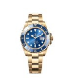 SUBMARINER DATE GOLD AND BLUE