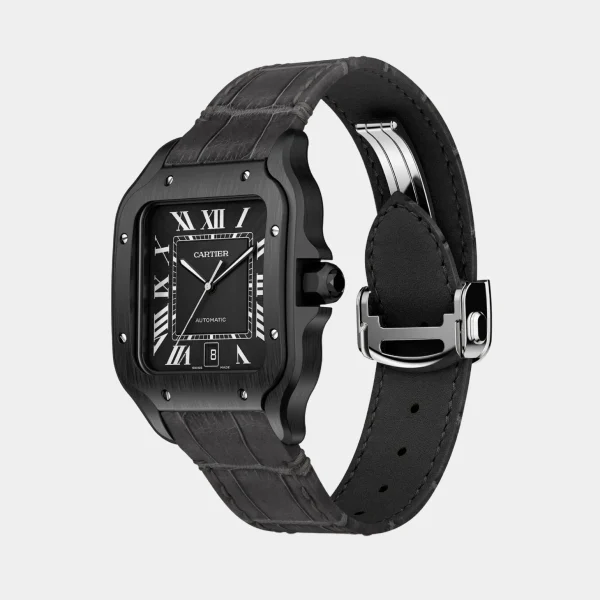 Cartier Santos Dumont Large Black Watch