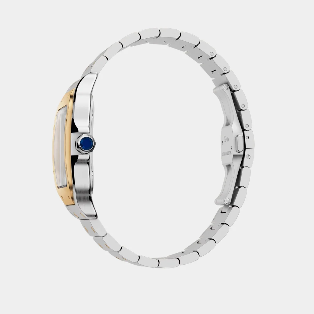 Cartier Santos Large Gold & Silver Two Tone