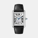 Cartier Tank Solo XL Stainless Steel Black Watch
