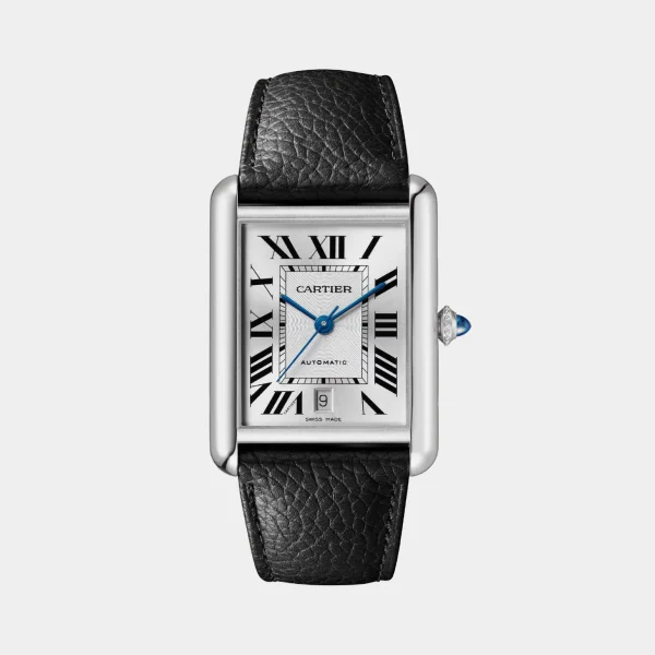 Cartier Tank Solo XL Stainless Steel Black Watch