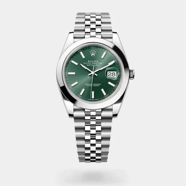 Datejust 41mm Mint Green Dial Stainless Steel Watch