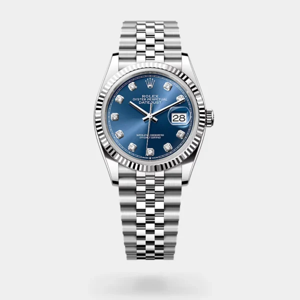 Datejust Blue Diamond Dial Stainless Steel