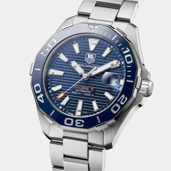 Tag Heuer Aquaracer Calibre 5 Blue Dial Stainless Steel Men’s Watch