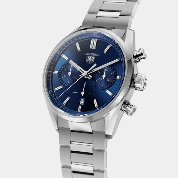 Tag Heuer Carrera Chronograph Blue Dial Steel Watch