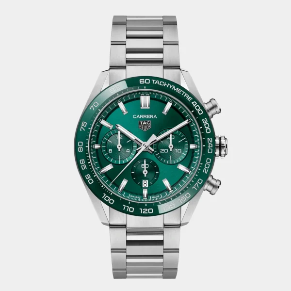 Tag Heuer Carrera Chronograph Green Dial Steel Men’s Watch