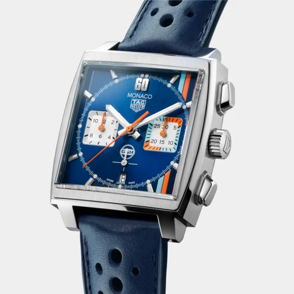 Tag Heuer Monaco Gulf Chronograph Watch (1)
