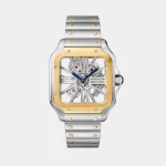 Cartier Santos-Dumont Skeleton Large Stainless Steel Watch