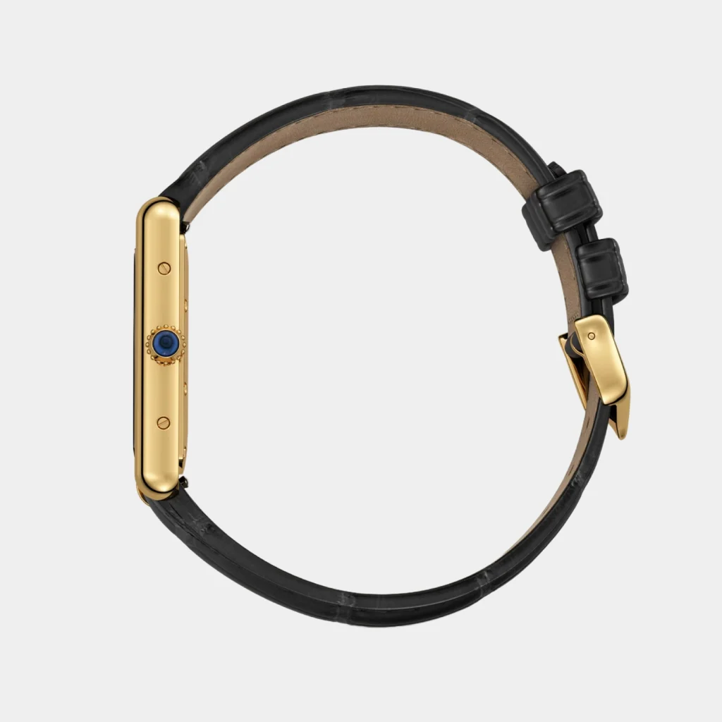 Cartier Tank Louis Yellow Gold Black Dial Watch