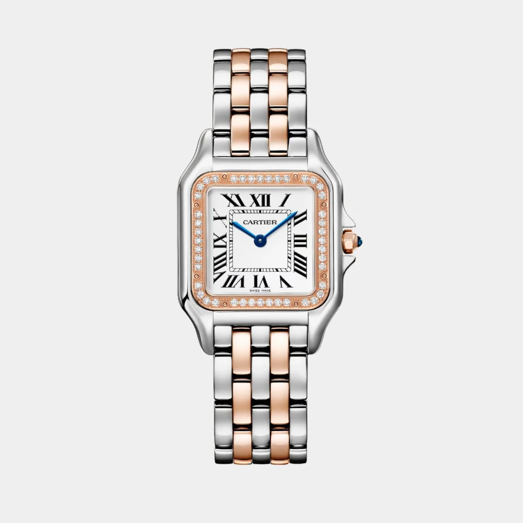 Panthère de Cartier RoseGold & Silver Diamond