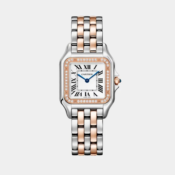 Panthère de Cartier RoseGold & Silver Diamond