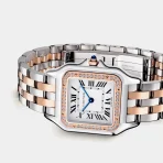 Panthère de Cartier RoseGold & Silver Diamond Watch