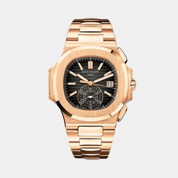 Patek Philippe Nautilus Flyback Chronograph Rose Gold Watch