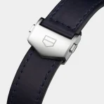 Carrera Chronograph Blue Leather