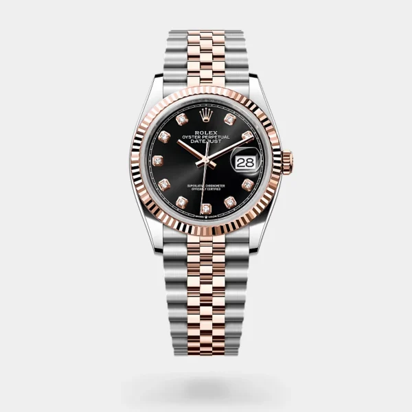 Datejust Rose Gold Stainless Steel Jubilee Bracelet