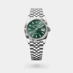 Rolex Datejust Stainless Steel Green Dial