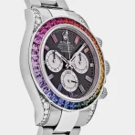 Rolex Daytona Stainless Steel Black Dial Sapphire Bezel