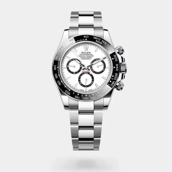 Daytona Stainless Steel White Panda Dial