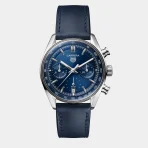 TAG Heuer Carrera Chronograph Blue Leather Watch