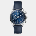 TAG Heuer Carrera Chronograph Blue Leather Watch