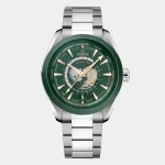 Omega Seamaster Aqua Terra 150m GMT World Timer Sun Brushed Green