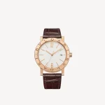 BVLGARI BVLGARI Brown Leather Watch