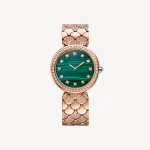 Bvlgari DIVAS’ DREAM Rose Gold Green Dial Watch