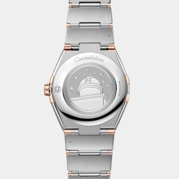 Omega Constellation Rose Gold & Silver Stainless Steel