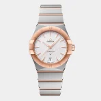 Omega Constellation Rose Gold & Silver Stainless Steel Watch
