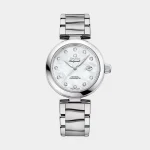 Omega DeVille Ladymatic Stainless Steel Mother-of-Pearl Dial