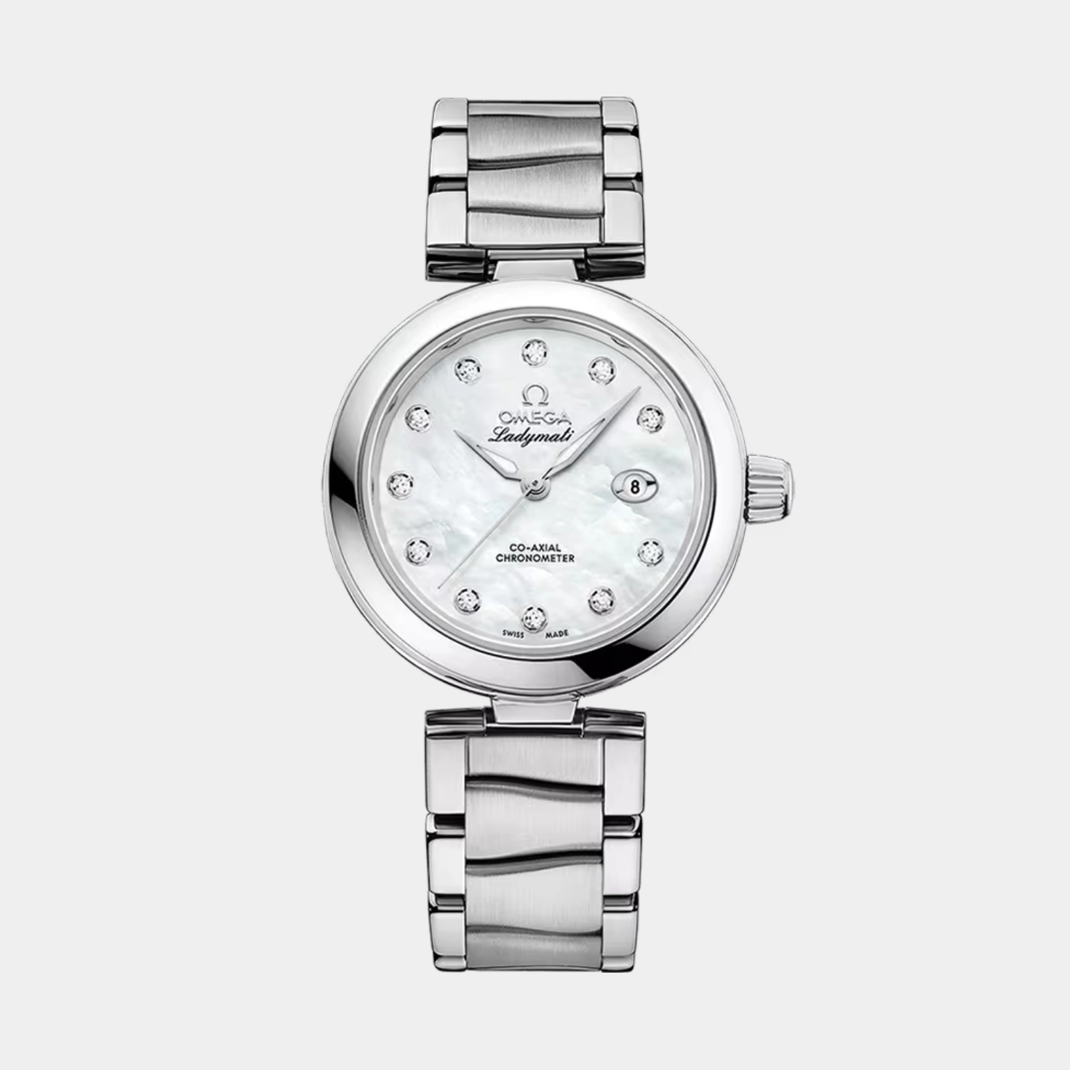 Omega DeVille Ladymatic Stainless Steel Mother-of-Pearl Dial Omega DeVille Ladymatic Stainless Steel Mother-of-Pearl Dial