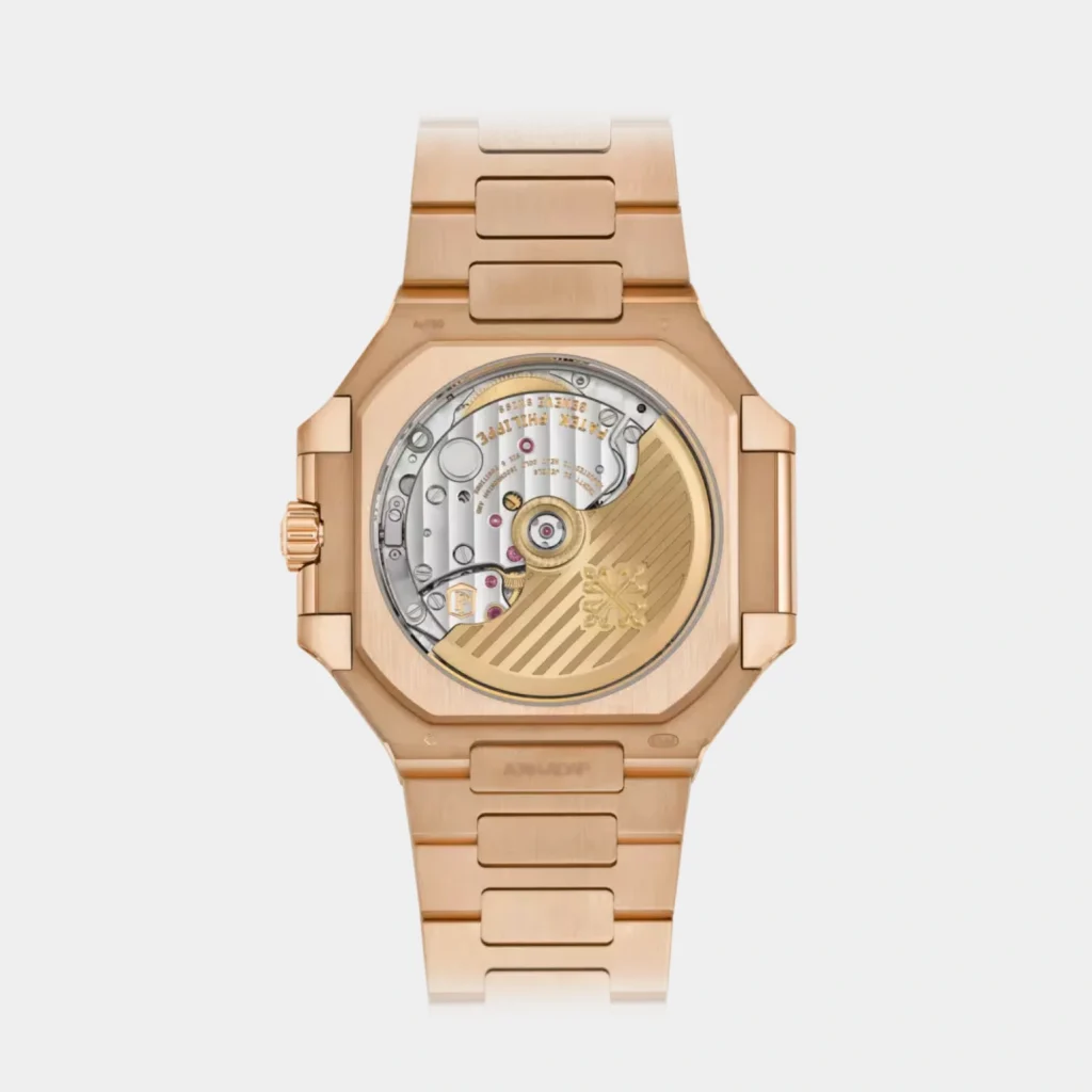 Cubitus Rose Gold Stainless Steel Sunburst Brown Dial