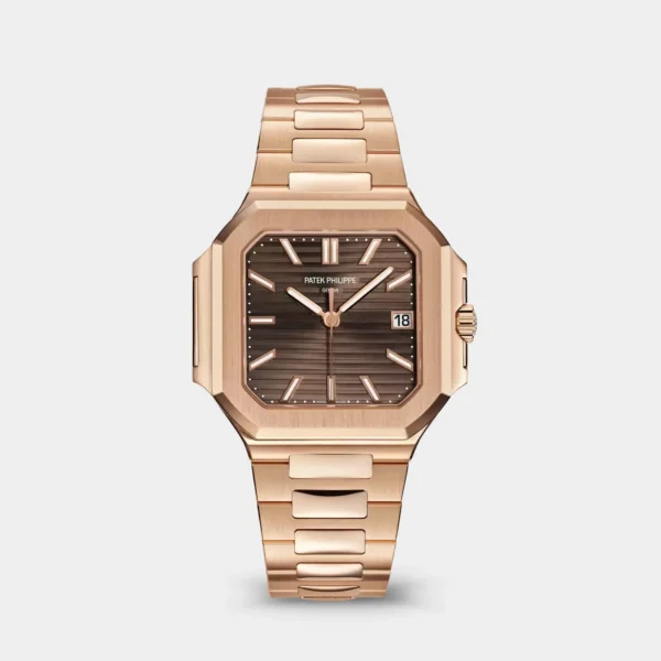 Patek Philippe Cubitus Rose Gold Sunburst Brown