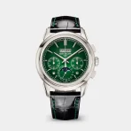 Patek Philippe Perpetual Calendar Chronograph Grand Complications Green Dial Stainless Steel