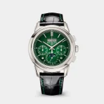 Patek Philippe Perpetual Calendar Chronograph Grand Complications Green Dial Stainless Steel