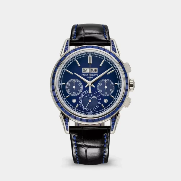 Perpetual Calendar Chronograph Grand Complications Baguette Sapphires
