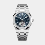 Royal Oak Tourbillon Blue Dial Frosted Bezel