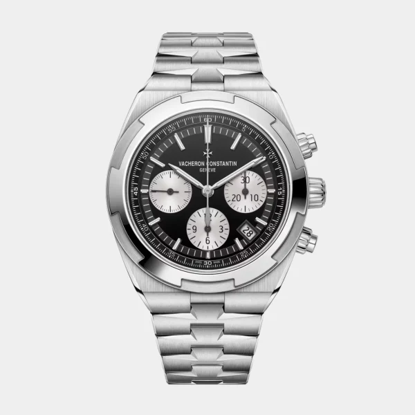 Vacheron Constantin Overseas Chronograph Stainless Steel Black Dial Watch
