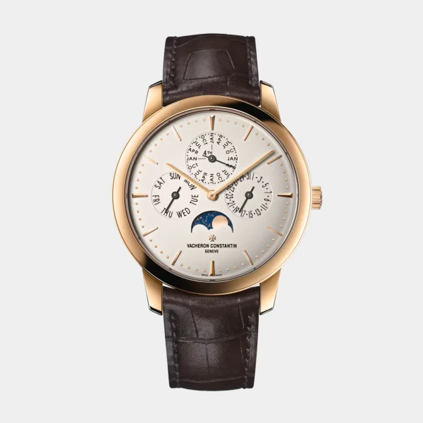 Vacheron Constantin Patrimony Perpetual Calendar Leather Watch