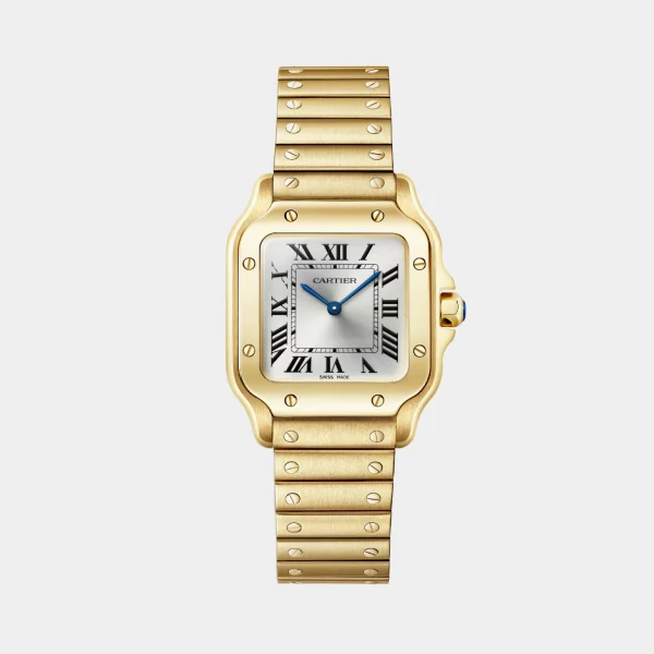 Cartier Santos Galbee Gold watch