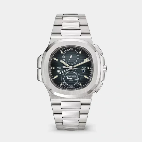 Patek Philippe Nautilus Travel Time Chronograph Stainless Steel